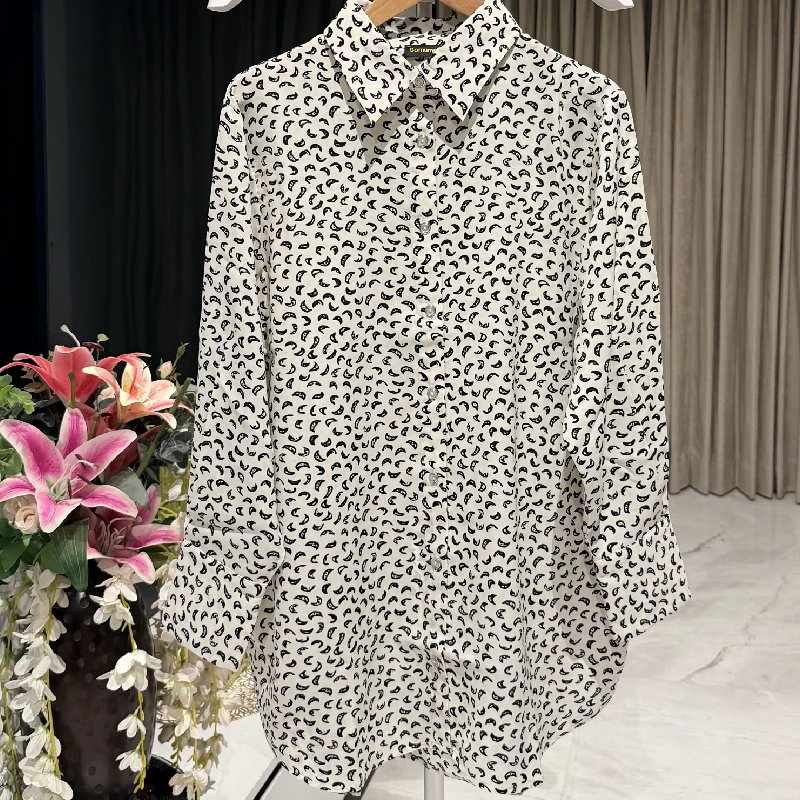 Half moon Pure Soft Slik Shirt